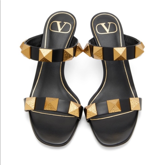 Valentino Garavani Shoes - Valentino Garavani Roman Stud 65 Heeled Sandals